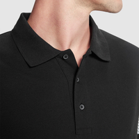 Тениска с яка и светлоотразителни елементи