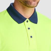 Светлоотразителна тениска с яка