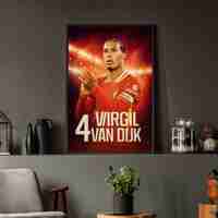 Плакат Virgil van Dijk