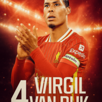 Плакат Virgil van Dijk