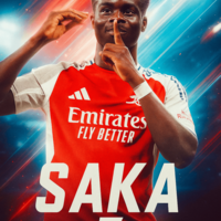 Плакат Bukayo Saka