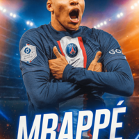 Плакат Kylian Mbappé (2023)