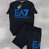 Мъжки Екип EA7 Black/Blue