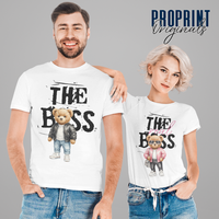 Комплект тениски за двойки – „The Boss & The Real Boss“