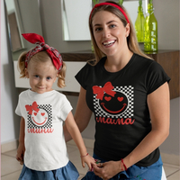 Тениски „Мама и аз“ ретро дизайн