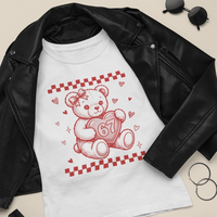 Комплект Тениски „Мама и аз“ – Ретро мече със сърце