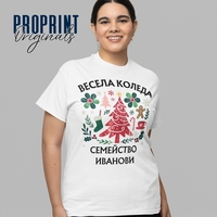 Boho Family Christmas T-Shirt