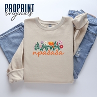 Суичър с цветя за мама,баба,леля