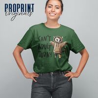 Унисекс тениска “Can’t Adult Today”