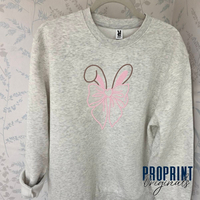 Bunny Ears Embroidered Sweatshirt
