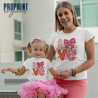 Комплект Тениски „Мама и аз“ LOVE