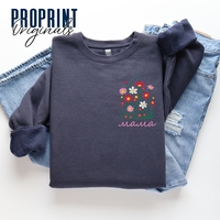 Суичър с цветя за мама, баба, леля