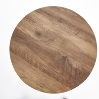 Холна маса NUBIRA S кръгла - орех/черно