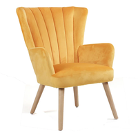 Фотьойл RANDY - оранжево/натурално