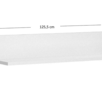 Полица ERDEN POL/130 бяло