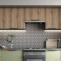 Кухня KSENIA 2.40 светъл орех/пистачио/антрацит/плот сиво