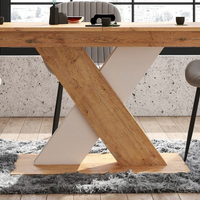 Трапезна маса XARELTO разтегателна - дъб ланселот/бяло