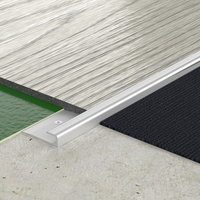 Алуминиев начален профил за LVT 5мм 90см – скрит монтаж