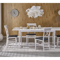 Трапезна маса NELSON разтегателна - бял