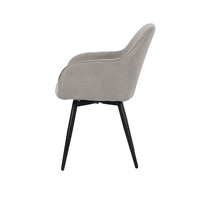 Трапезен стол К-350 - светлобежово-сиво/черно