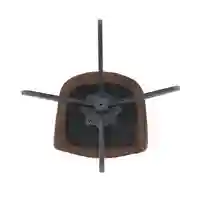 Трапезен стол К-346 - камел/кафяво/черно