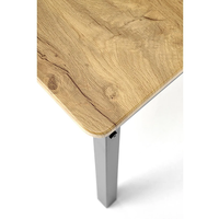 Комплект MILTON маса с 4 стола - натурално/черно