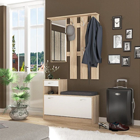 Портманто ORION дъб сонома/бяло мат