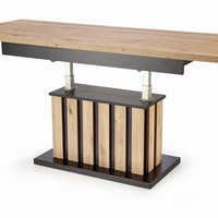 Холна маса BARETTI - разтегателна - дъб артисан/черно