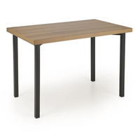 Комплект MILTON маса с 4 стола - натурално/черно