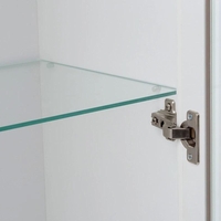 Витрина висока ERDEN WIT 1D1W1S - бяло