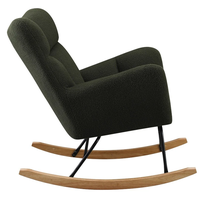 Люлеещ фотьойл STIV - тъмно зелено/натурално/черно