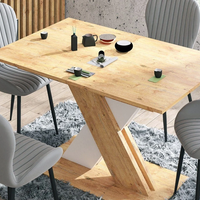 Трапезна маса XARELTO разтегателна - дъб ланселот/бяло