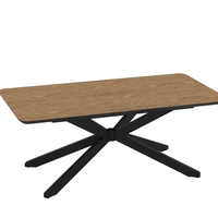 Трапезна маса MONA разтегателна - меден дъб/черно