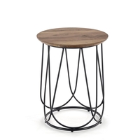 Холна маса NUBIRA S кръгла - орех/черно