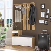 Портманто ORION дъб барок/бяло мат