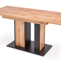 Трапезна маса DOLOMIT разтегателна - дъб вотан/черно