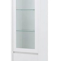 Витрина висока ERDEN WIT 1D1W1S - бяло