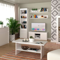 Шкаф ERDEN SZFK RTV 2D ТВ - бяло