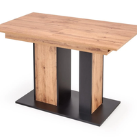 Трапезна маса DOLOMIT разтегателна - дъб вотан/черно