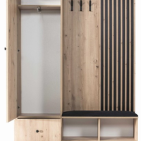 Портманто CALI Дъб артисан/черно