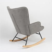 Люлеещ фотьойл ELIOT - сиво/натурално