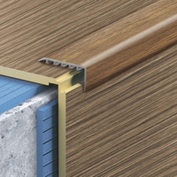 Г-образна лайстна с ламинирано фолио 30*14мм 90 см самозалепваща/скрит монтаж – дървесни декори