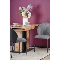 Трапезна маса DOLOMIT разтегателна - дъб вотан/черно