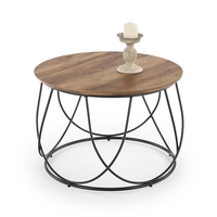 Холна маса NUBIRA кръгла - орех/черно