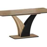 Трапезна маса NEPTUN разтегателна - дъб артисан/черно