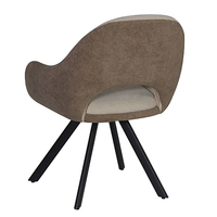 Трапезен стол DURA - светло кафяво/тъмно кафяво/черно