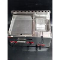 Газова скара с фритюрник