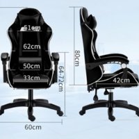 Ергономичен гейминг стол Лофт