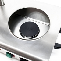 Хот дог машина с 4 шиша и стъклена вана