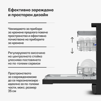 Съдомиялна машина с 9 програми KLARSTEIN